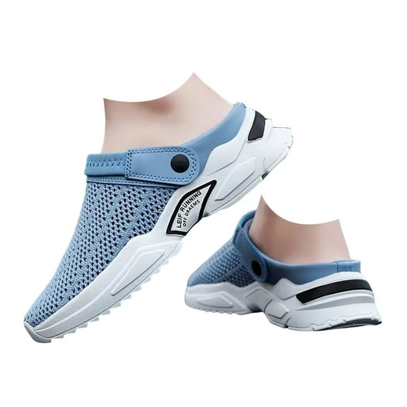 Mepaouo Men Casual Slippers Soft Sole Breathable Lightweight Walking Shoes Sports Leisure Running Shoes