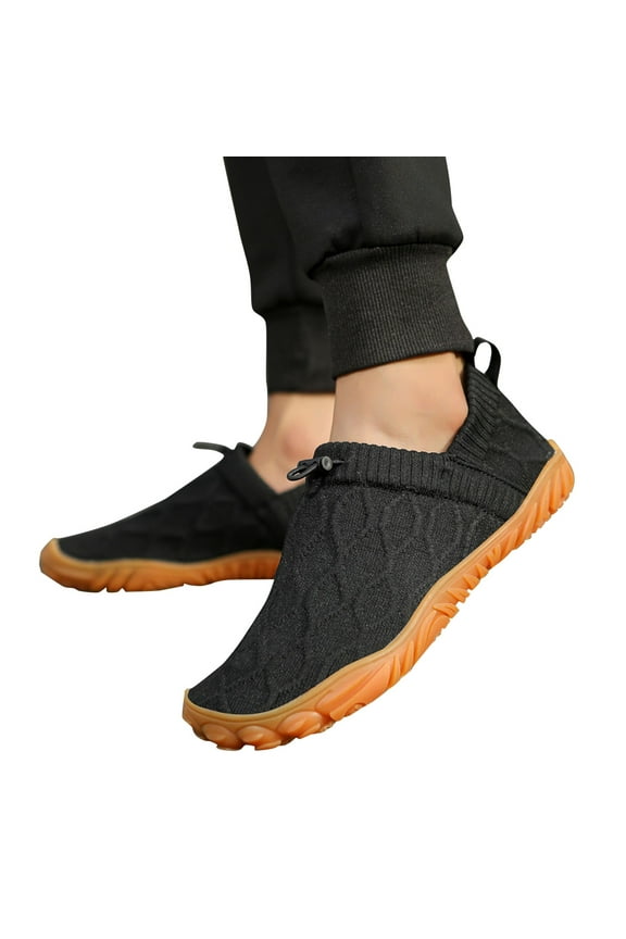Men's Barefoot Shoes Wide Toe Box Running Shoes Zero Drop Non Slip Cross Trainer Shoes