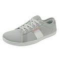 thumbnail image 1 of Mepaouo Men's Canvas Barefoot Shoes Wide Toe Minimalist Water Sneakers with Zero Drop Sole for Women, 1 of 6