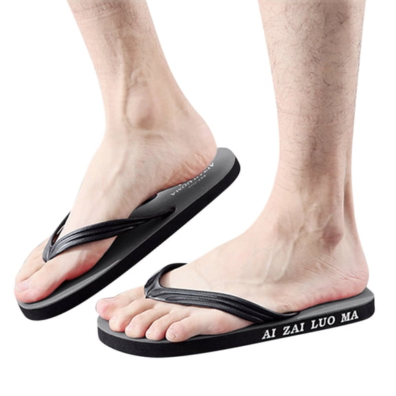 Mepaouo Men's Flip Flop Quick Dry Slides Non Slip Arch Support Comfort Beach Water Sandals Size 11