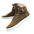 thumbnail image 1 of Mepaouo Men's High Top Casual Shoes Suede Lace up Ankle Boots Arch Support Running Walking Sneakers, 1 of 8