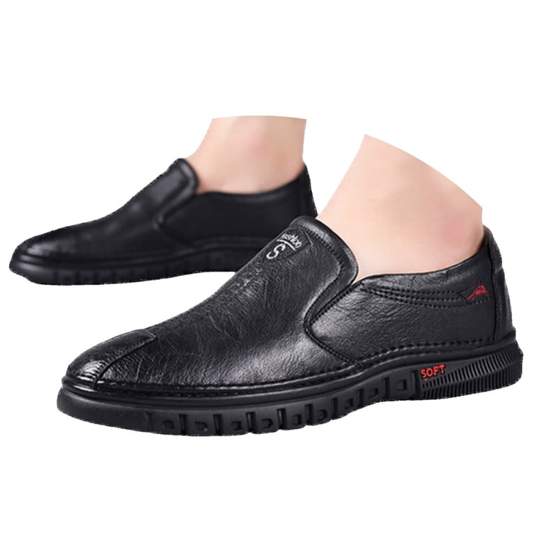 Mens Black Soft Leather Loafer 9 Soft Loafer Brogue Black – Alexandre Birman main image 2