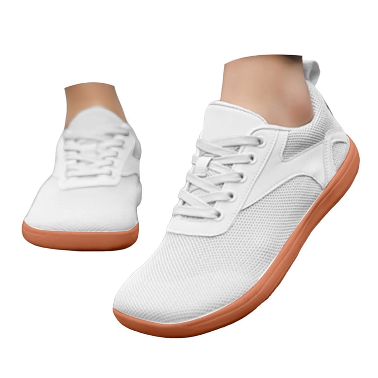 Men\'s Beige Orange Running Walking Supportive Jogging Athletic Sneakers Shoes Men main image 3
