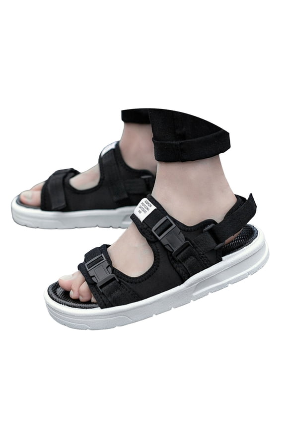 Men's Sandals Hiking Water Beach Sport Outdoor Athletic Arch Support Summer Shoes White 10.5