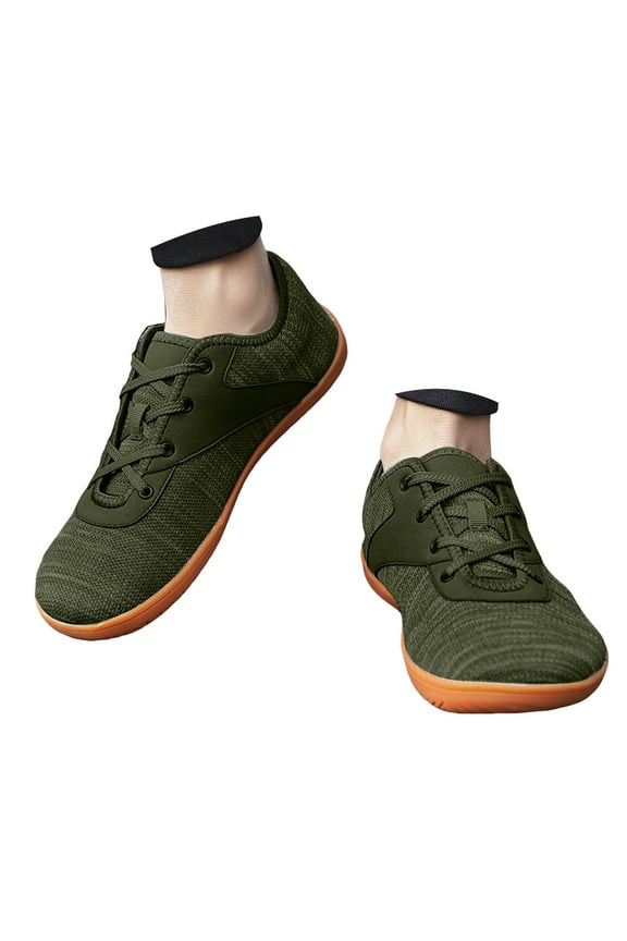 Men's Slip on Barefoot Walking Shoes Wide Toe Box Zero Drop Sole Minimalist Running Sneakers