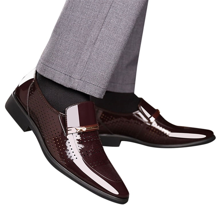 Men\'s Dress Oxford Slip On Shoes Business Casual Tuxedo Shoes Amazon.com | TBDZBXT Men main image 2