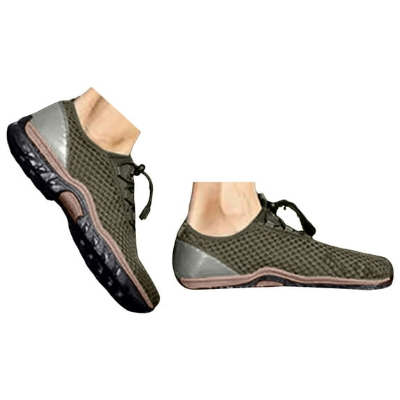 Mepaouo Men's Waterproof Hiking Shoes Low Top Trekking Trails Outdoor Work Shoes Fashion Sneakers