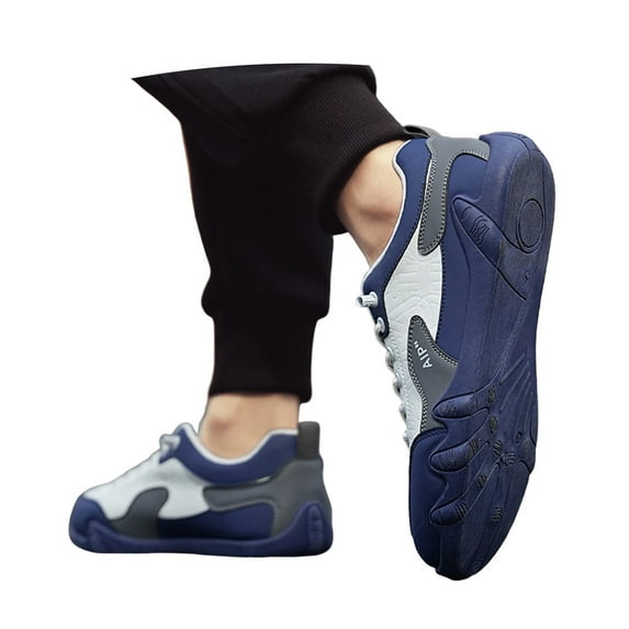 Mepaouo Men's Waterproof Hiking Shoes Trekking Backpacking Non Slip Outdoor Work Walking Sneakers