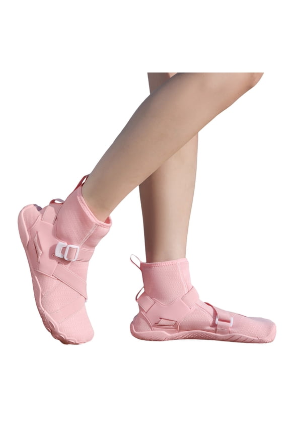 Men's Women's Barefoot Minimalist Shoes Zero Drop Hiking Water Shoes High Top Training Shoes