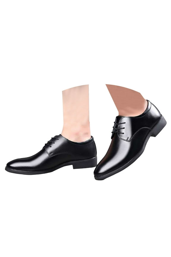 Mens Dress Boots Leather Classic Foamal Oxfords Lace up Wingtip Ankle Slip on Booties