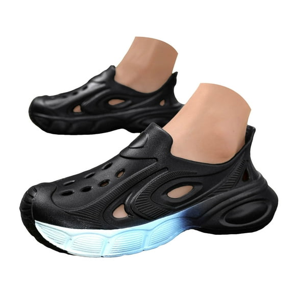 Mepaouo Mens Garden Clogs Water Shoes Outdoor Breathable Slip on Sandals Quick Dry Barefoot Sneakers