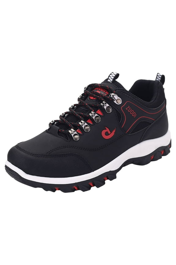 Mens Hiking Shoes Athletic Wide Toe Climb Running Shoes Non Slip Walking Shoes with Arch Support