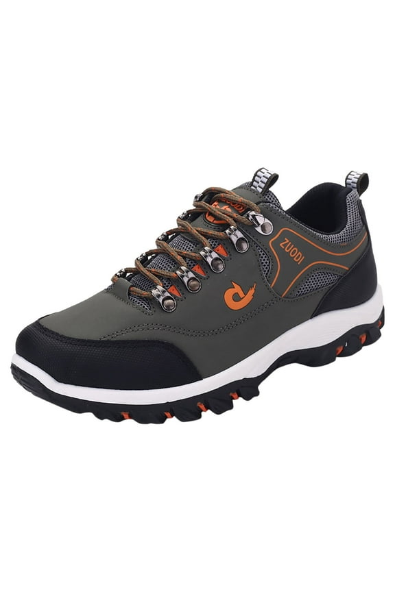 Mens Hiking Shoes Athletic Wide Toe Climb Running Shoes Non Slip Walking Shoes with Arch Support
