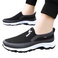 thumbnail image 1 of Mepaouo Mens Slip On Sneakers Lightweight Mesh Walking Shoes Arch Support Comfy Running Shoes, 1 of 7