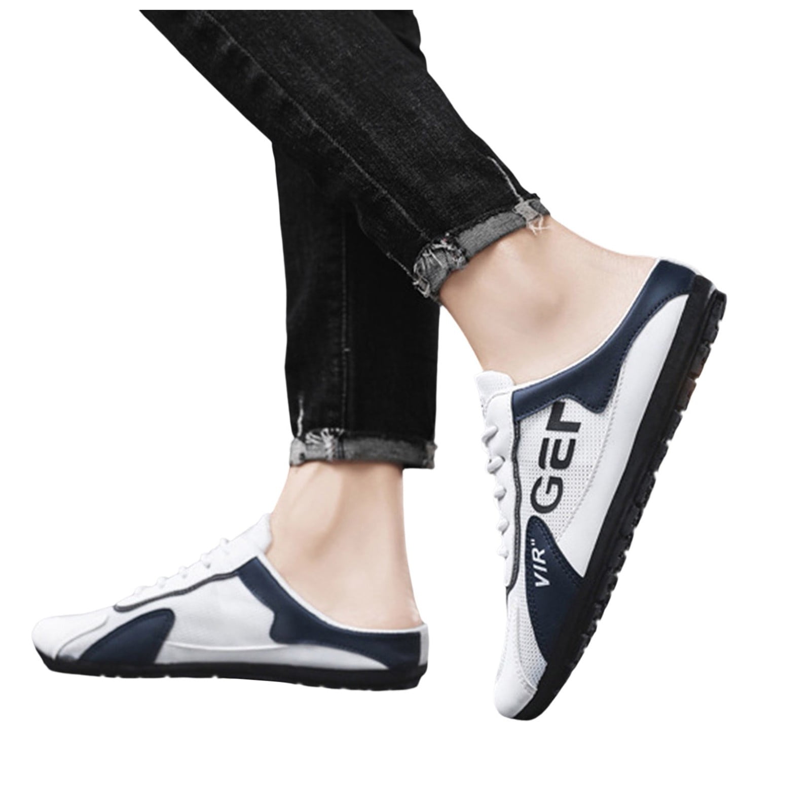 Mepaouo Mens Slip on Shoes Casual Mules Open Back Clog Shoes  display picture 3
