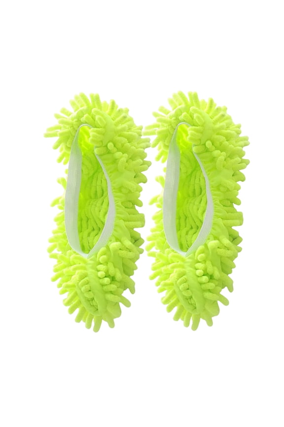 Mop Slippers Reusable Microfiber Dust Mops Floor Cleaning Shoes Tool for House Office Bathroom Kitchen