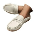 thumbnail image 1 of Mepaouo Mules for Women Flats Shoes Round Toe Backless Mule Slides Casual Walking Slip on Work Loafers, 1 of 8