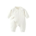 thumbnail image 1 of Mepaouo Newborn Baby Jumpsuit Unisex Girls Boys Long Sleeve Romper Outfit Infant Home Loungewear Clothes, 1 of 3