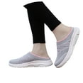 thumbnail image 1 of Mepaouo Orthopedic Mule Clogs for Women Knit Walking Slip on Sneakers Backless Shoes with Arch Support, 1 of 7