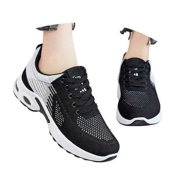 Mepaouo Orthopedic Shoes for Women Arch Support Walking Shoes Plantar Fasciitis Tennis Sports Sneakers