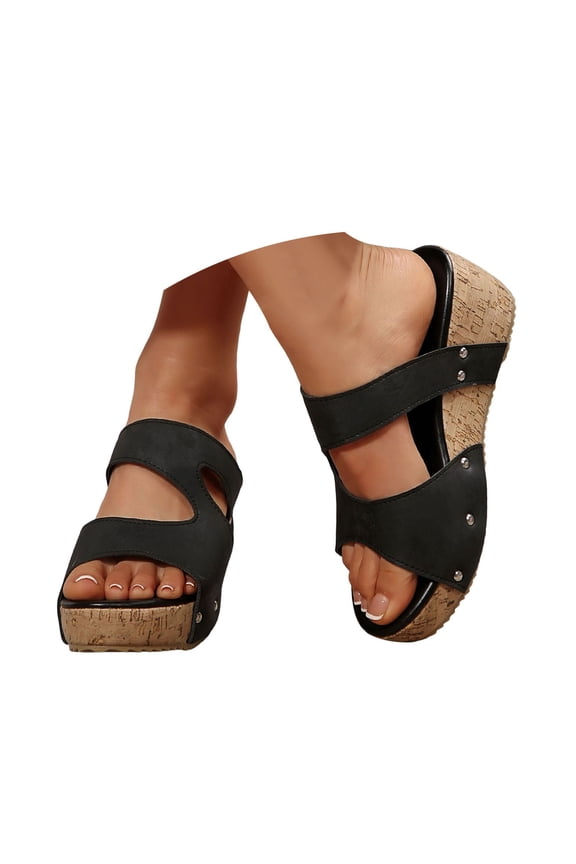 Orthopedic Wedge Sandals for Women 2025 New Platform Espadrilles Dressy Casual Slide Shoes