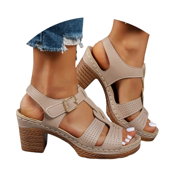 Mepaouo Orthopedic Wide Sandals for Women 2025 Strappy Arch Support Flat Wedge Walking Slip on Shoes