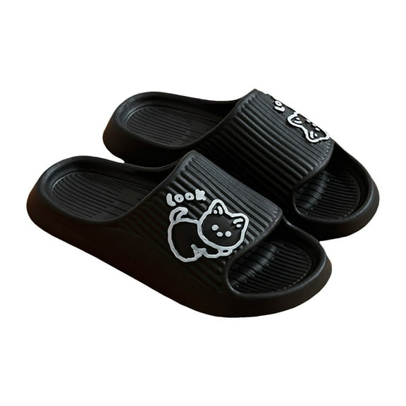 Mepaouo Pillow Slippers for Women Men Cloud Slides Shower Sandals House Shoes with Cushioned Thick Sole