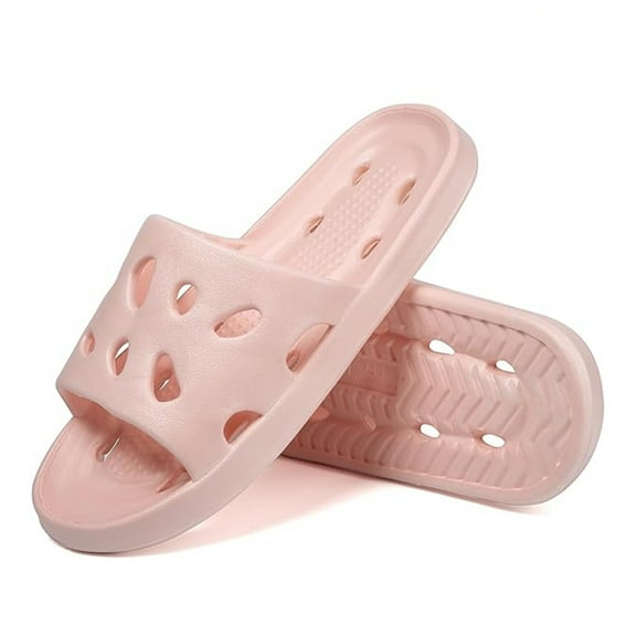 Mepaouo Shower Shoes for Women Men Quick Drying Non Slip Bathroom Slippers House Slide Sandals Size 7-10