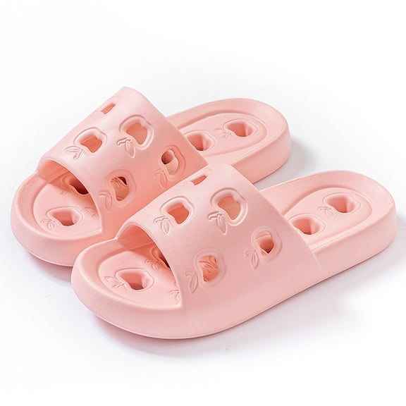 Mepaouo Shower Shoes for Women with Drain Holes Quick Drying Pool Bathroom Slides Beach Slide Sandals