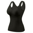 thumbnail image 1 of Mepaouo Sleeveless Thermal Tank Top for Women Sweetheart Neck Fleece Camisole Warm Base Layer(Black,XL), 1 of 7