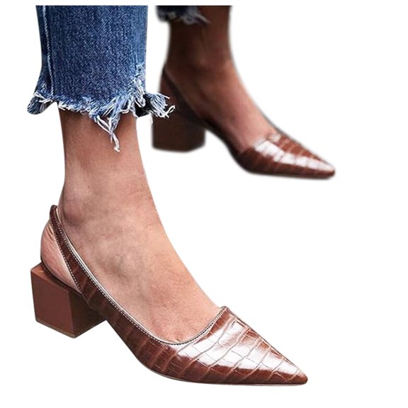 Mepaouo Slingback Heels for Women Heel Kitten Pumps Bridal Elegant Wedding Dress Sandals Shoes