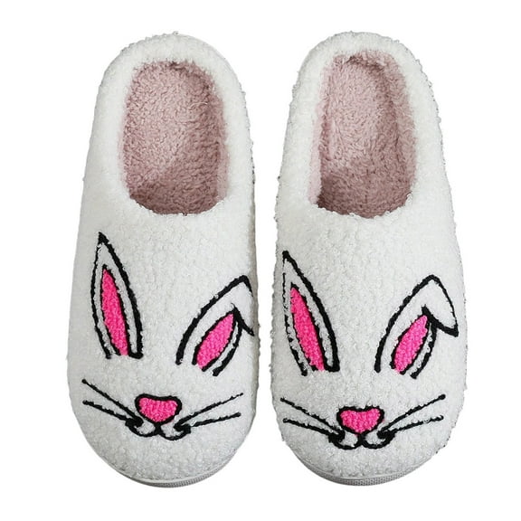 Mepaouo Slippers for Women Men Soft Plush Warm Slip on House Shoes Memory Foam Winter Indoor Outdoor Slides