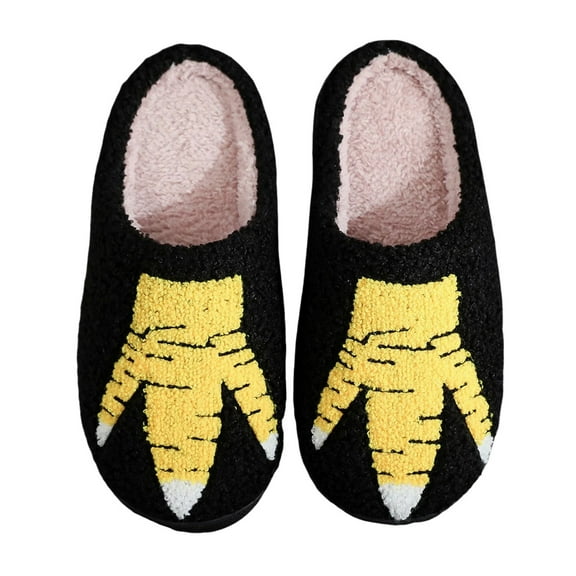 Mepaouo Slippers for Women Men Soft Plush Warm Slip on House Shoes Memory Foam Winter Indoor Outdoor Slides