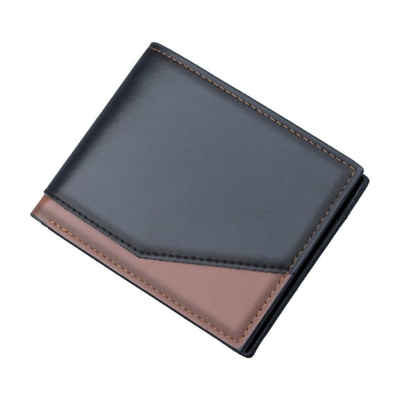 Mepaouo Small Wallet for Women Men Slim Leather Card Holder RFID Mini Bifold Short Pocket Coin Purse