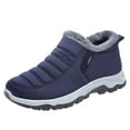 thumbnail image 1 of Mepaouo Snow Boots for Women Men Lined Memory Foam Sole Ankle Boots Winter Warm Riding Boots, 1 of 7