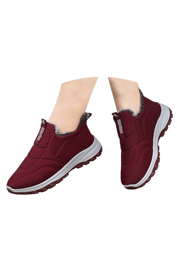 Snow Boots for Women Winter Warm Booties Waterproof Fleece Lined Walking Ankle Boots