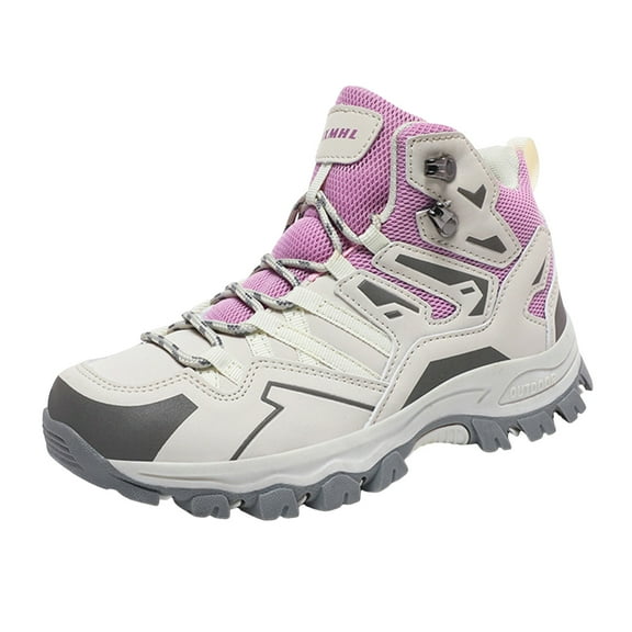 Mepaouo Sport Hiking Boots Womens Waterproof Outdoor Shoes Trekking Camping Trail Ankle Snow Booties