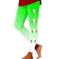 thumbnail image 1 of Mepaouo St. Patrick's Day Tights Women Shamrock Leggings High Waist Yoga Pants Trousers Sizes S-2X, 1 of 5