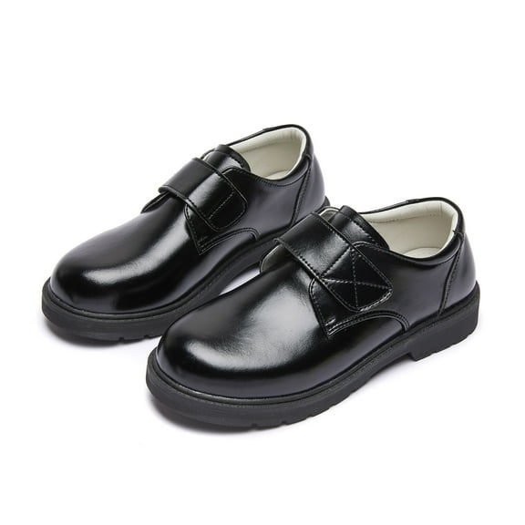 Mepaouo Toddler Boys Girls Dress Shoes Little Kid Leather Oxfords School Uniform Wedding Flats Loafers