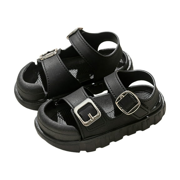 Mepaouo Toddler Boys Girls Sandals Double Buckle Open Toe Outdoor Summer Water Shoes with Back Strap