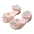 thumbnail image 1 of Mepaouo Toddler Dress Shoes Girls Ballet Mary Jane Flats Princess Costume Shoes for Wedding Party, 1 of 7