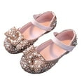 thumbnail image 1 of Mepaouo Toddler Flower Girl Dress Shoes Sequin Glitter Party School Wedding Ballet Flats Little Big Kid, 1 of 7