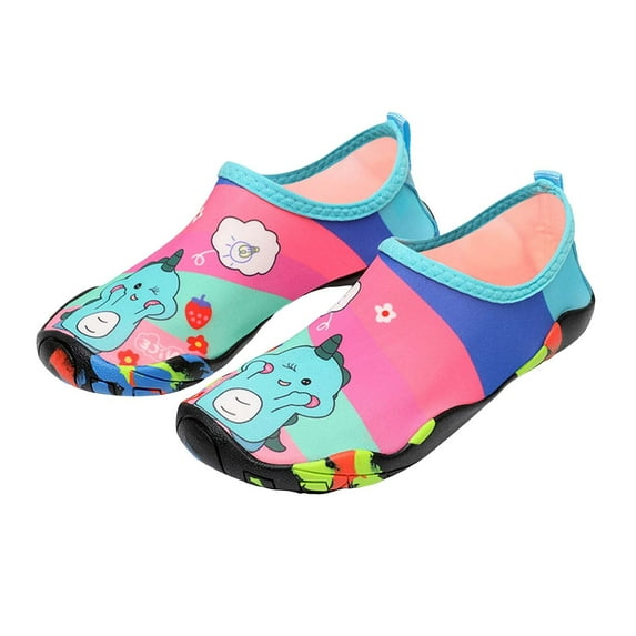 Mepaouo Toddler Kids Water Shoes Girls Boys Quick Dry Barefoot Aqua Socks for Beach Swim Walking