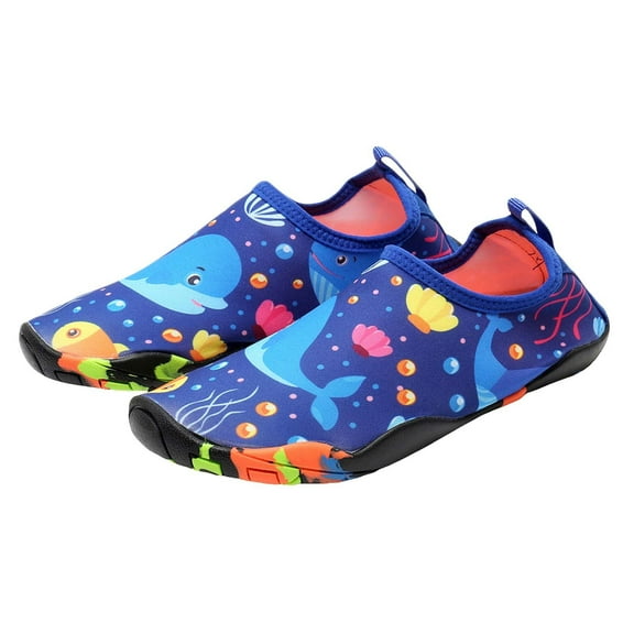 Mepaouo Toddler Kids Water Shoes Quick Dry Aqua Socks Non Slip Barefoot Sports Shoe for Boys Girls