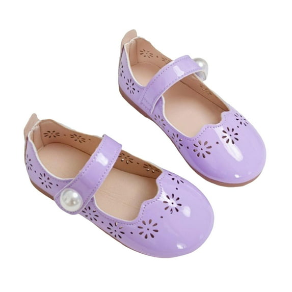 Mepaouo Toddler Little Girl Mary Jane Ballerina Casual Slip on Ballet Flat School Party Dress Shoes