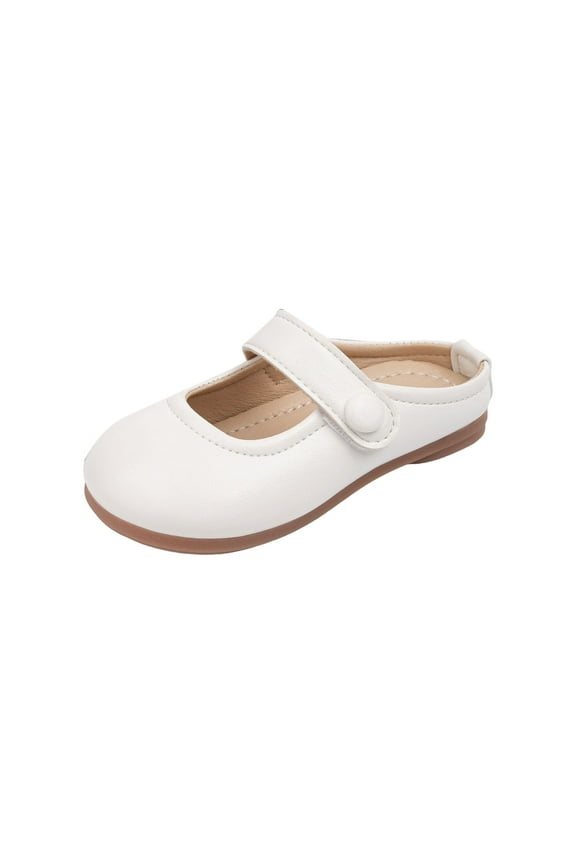 Toddler Little Girls Mary Jane Flats Princess Dress Mules Non Slip School Party Girl's Shoes