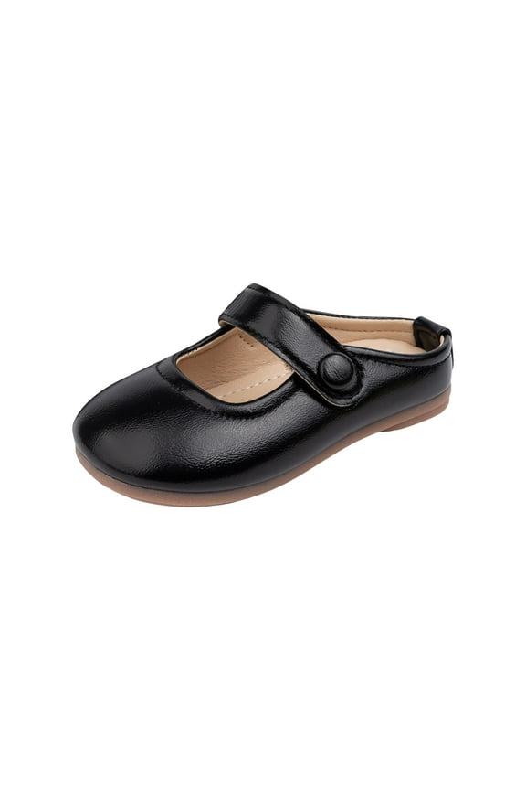 Toddler Little Girls Mary Jane Flats Princess Dress Mules Non Slip School Party Girl's Shoes