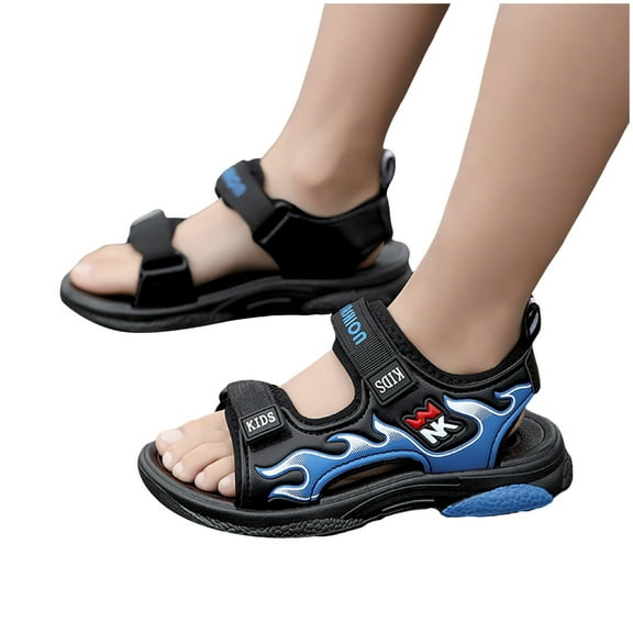Mepaouo Toddler Water Shoes Boys Girls Summer Beach Essentials Sport Sandals with Two Adjustable Straps
