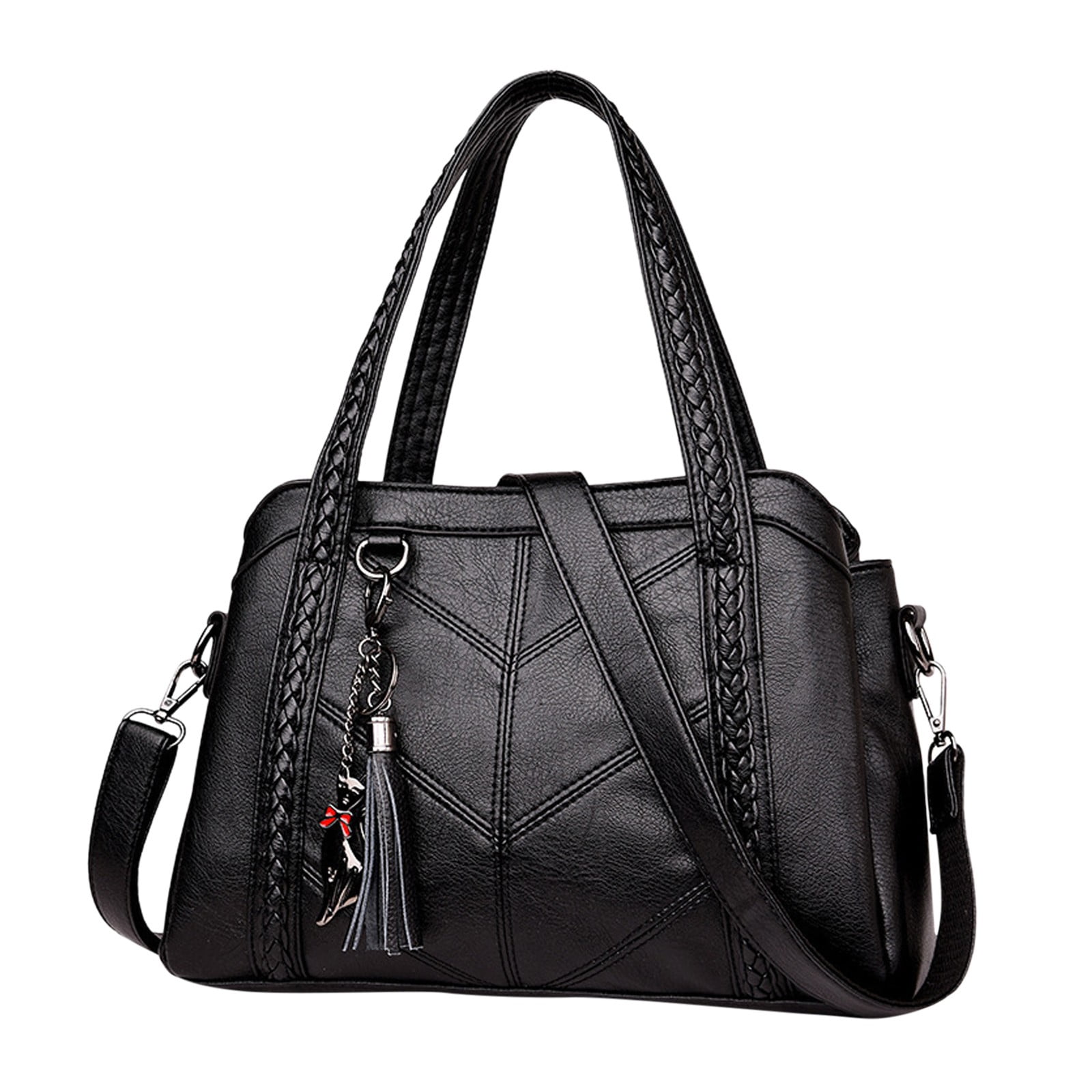 Mepaouo Tote Bag for Women Leather Fashion Hobo Purse Shoulder Handbags with Adjustable Strap
