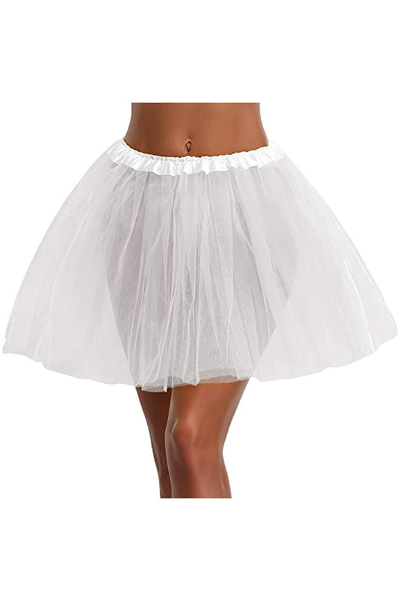 Tutus for Women 3 Layered Colorful Running Short Skirt Rave Dance Dress Tutus